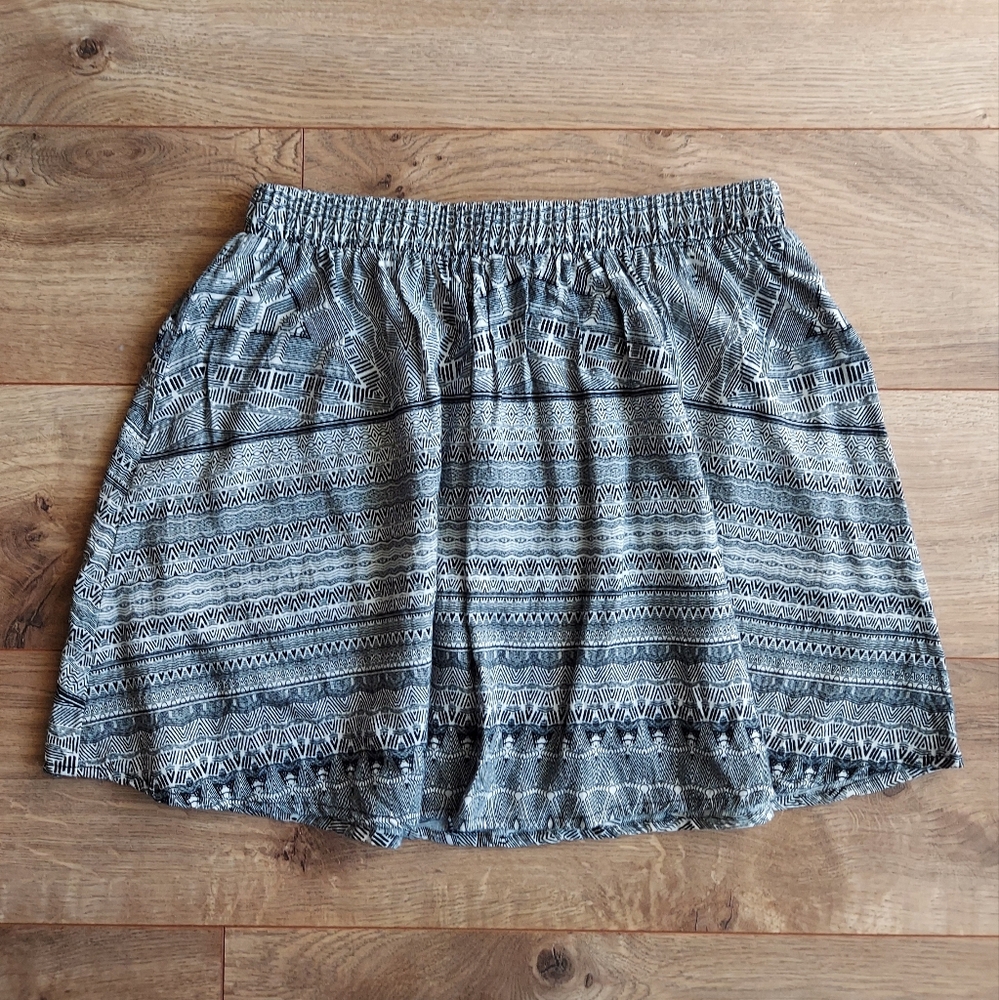 Black and white skirt